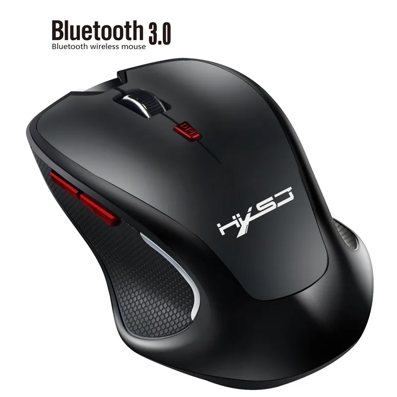 

New Bluetooth Wireless Mouse Receiver Ergonomic Mice 6 Buttons Adjustable DPI for Computer Laptop Desktop