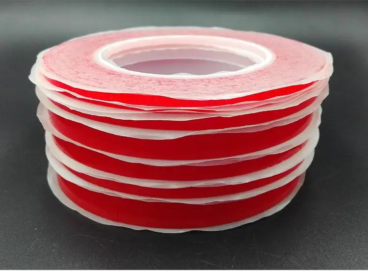 

25m different width Red Acrylic Acid Double Side Adhesive Tape Mobile Phone LCD Pannel Display Screen Repair No Traces Sticker