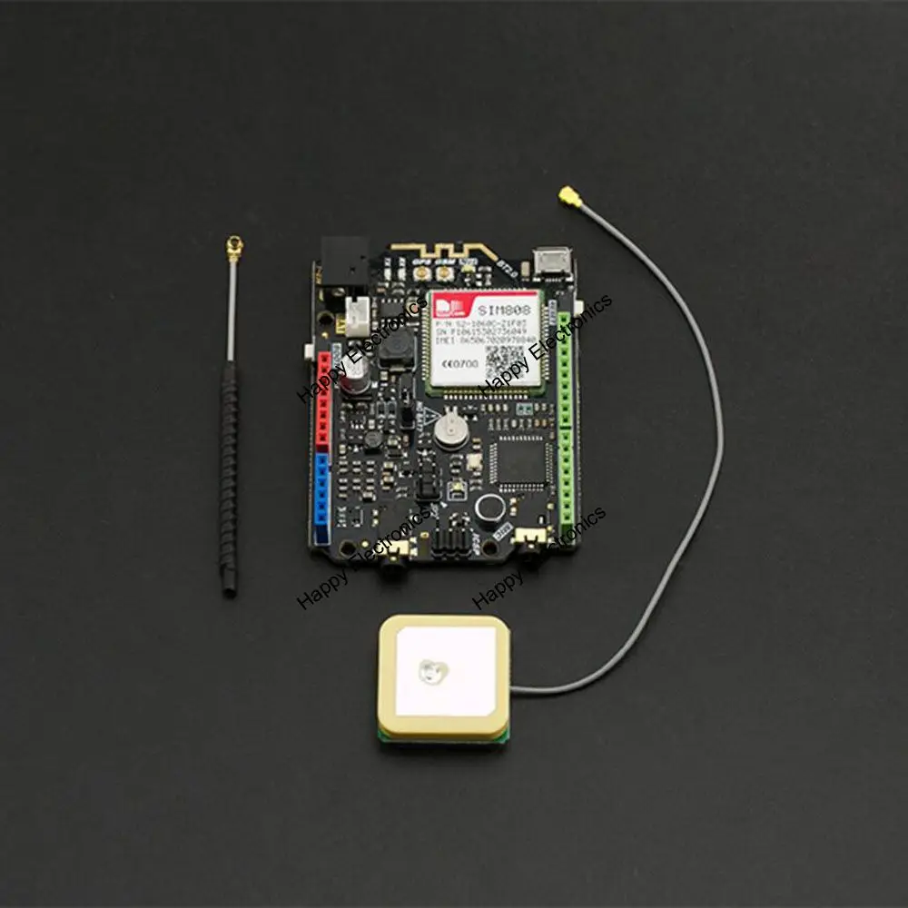 Новинка DFRobot SIM808 с материнской платой Leonardo 5 В ATmega32u4 MCU интегрированный GSM/GPRS/GPS