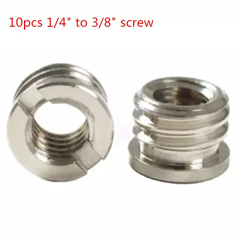 10pcs Female 14 to Male 38 Convert Screw Adapter for Tripod Monopod Ballhead DSLR SLR Accessories Camera Accessories