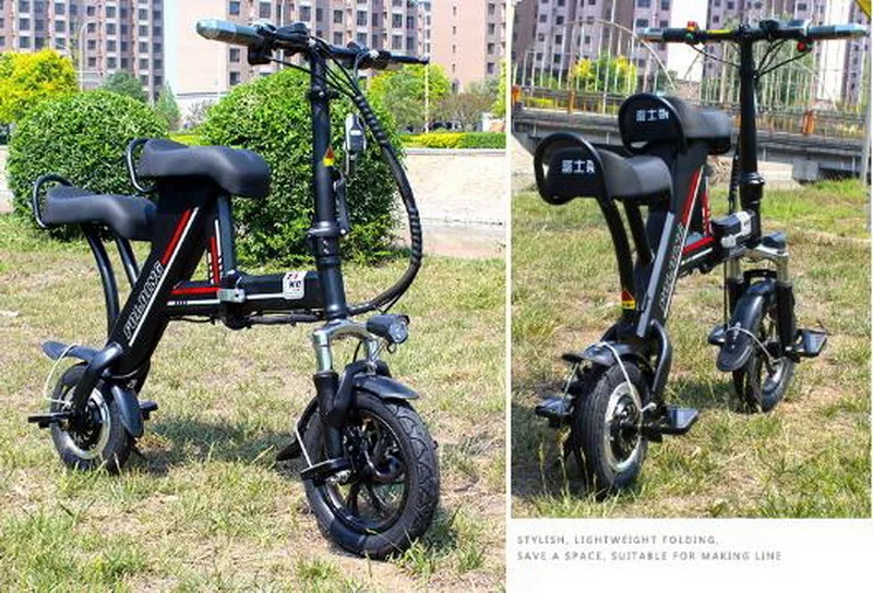 Best 261016/New electric bike / folding female small electric car / lithium battery two rounds of adult adult scooter 47