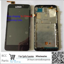 Garantía de calidad superior original para lenovo a606 lcd display + touch screen panel digitalizador con marco y en la acción!