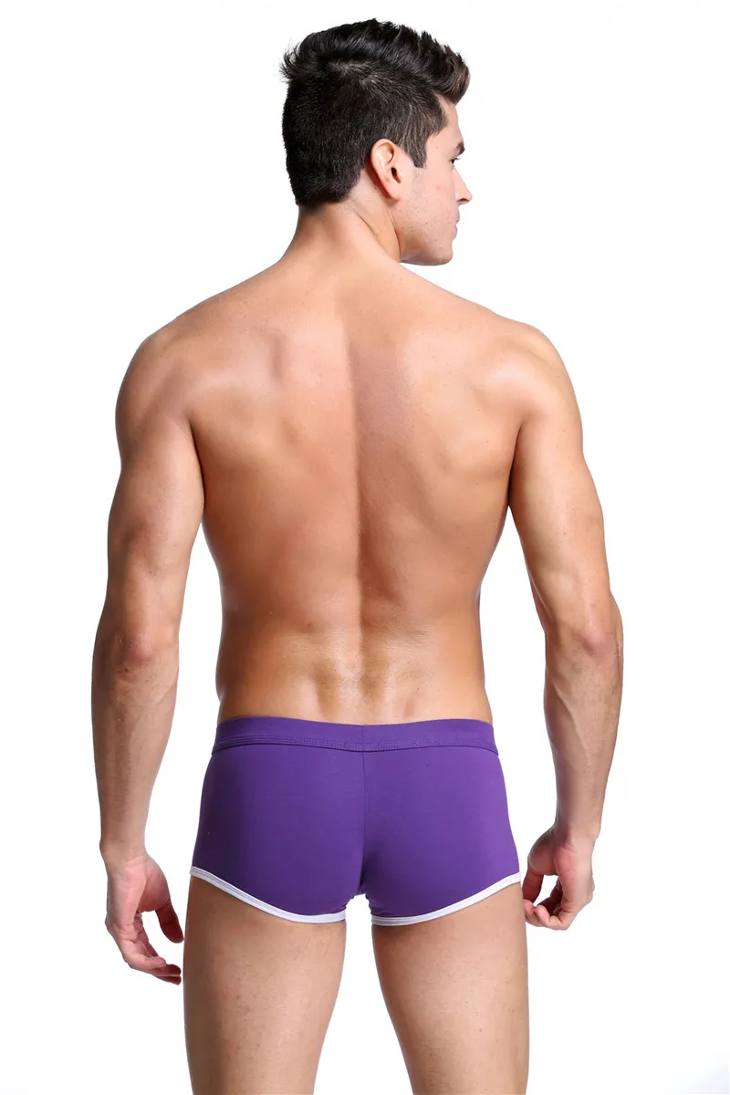 red boxers 2PCS/Lot Men Boxers Sexy Underwear Homme Small Open Hole Front Men Boxers Sexy Comfort Male Underpants Trunks Men Shorts Panties trunk underwear