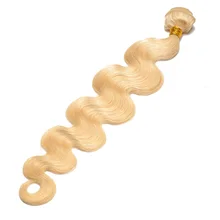 613 Blonde Brazilian Body Wave Hair Weave Bundles Honey Queen Hair Products 100% Human Hair Extensions Remy Hair Weaving 1 Pcs