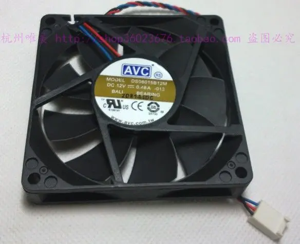 

Новый AVC 8015 8 см DS08015B12M 0.48a охлаждающий вентилятор