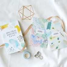 30 шт./компл. креативная спектральная серия картин открытка/поздравительная открытка/открытка на день рождения Письмо Конверт подарочная карта