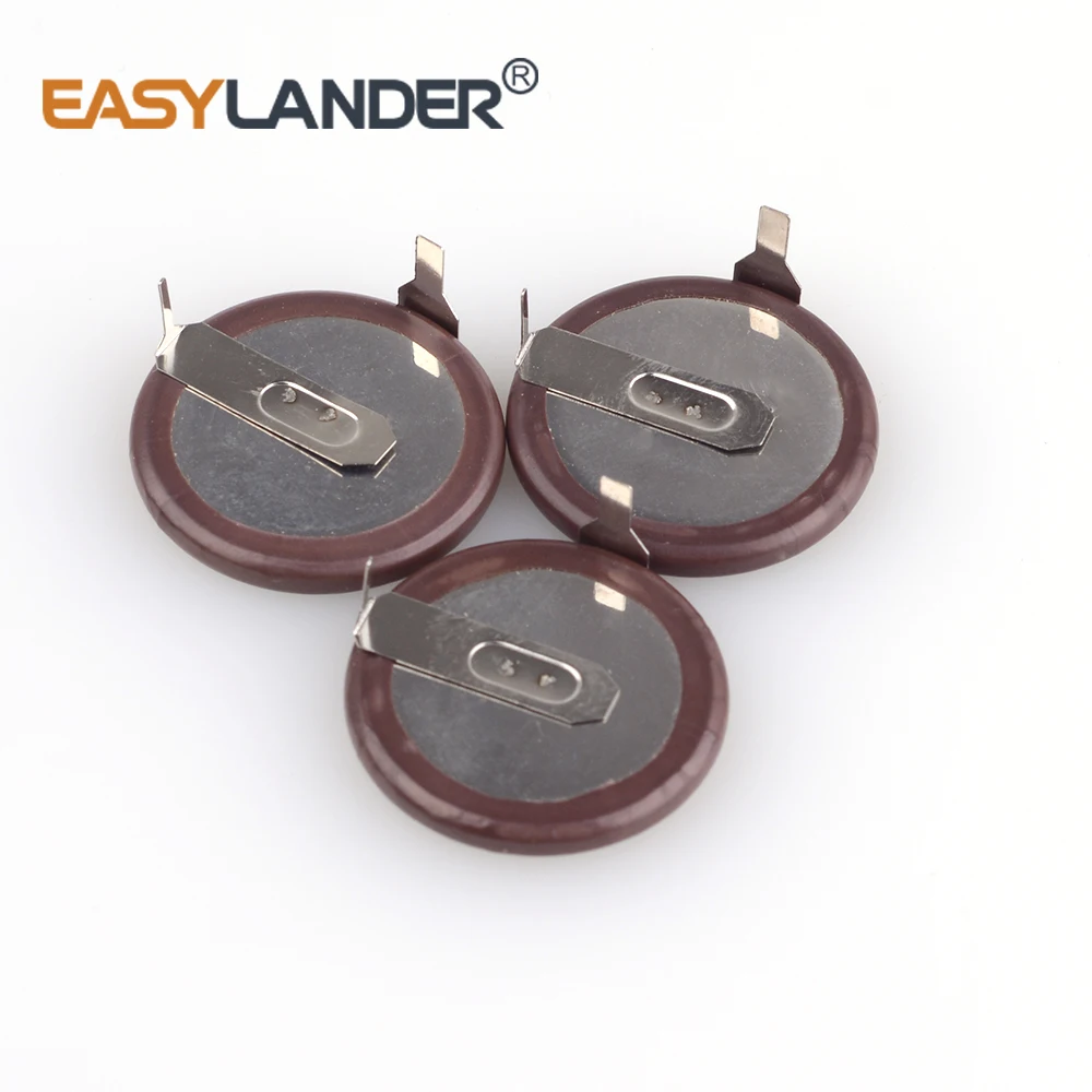 

3Pcs/Lot Original VL2020 3V 20mAh coin type rechargeable 90 degrees fillet lithium button cell battery for BMW Car Key Fobs