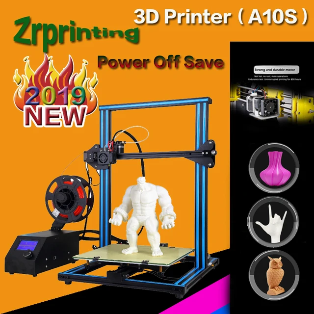 Cheap A10 3D Printer DIY LCD Screen with Heated Print Bed 3D Drucker large printing size 300*300*400mm Cheap A10 3D Printer DIY LCD Screen with Heated Print Bed 3D Drucker large printing size 300*300*400mm