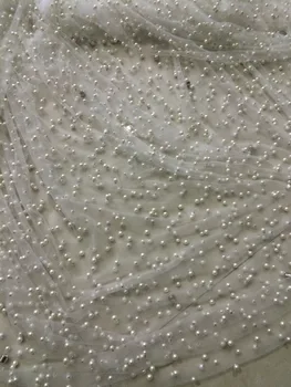

Tulle Netting Fabric CiCi-6133-3 African French Lace Fabric High Quality With beads Net Lace Fabric