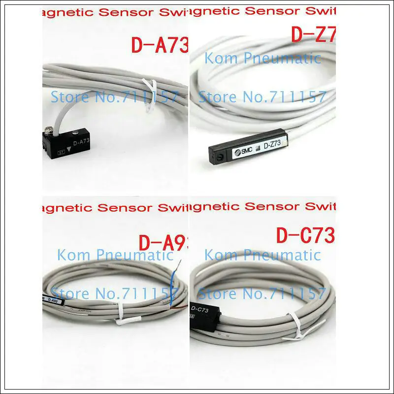 SMC CXSL1030Z73 Pneumatic Dual Rod Cylinder w/ SMC DZ73 Sensor