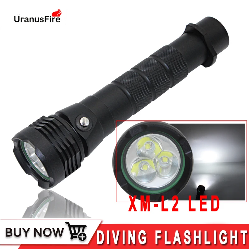 

3800 lumens Professional Scuba Diving Flashlight Torch 3*L2 led Underwater 100M Diving linternas Waterproof Searchlig Light Lamp