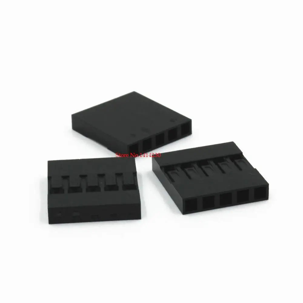 

50Pcs Dupont Head 5P 5pin Dupont Plastic Shell, Spacing of 2.54 MM Plug