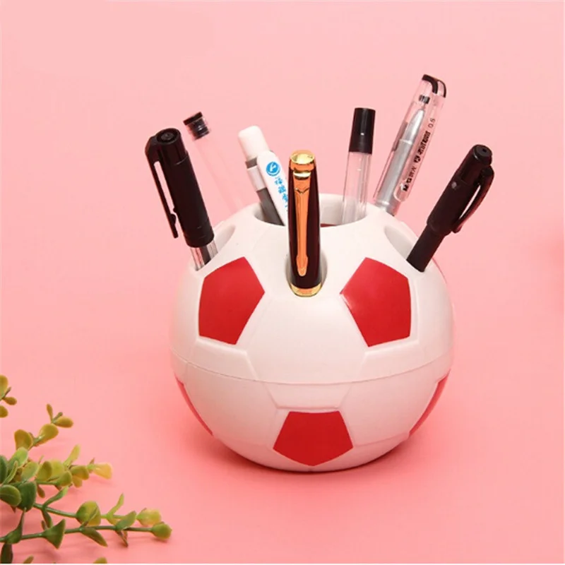 

1PC Creative Pen Container Football Modeling Multi-function Toothbrush Holder/Pen Holders Gift Office Organizer School