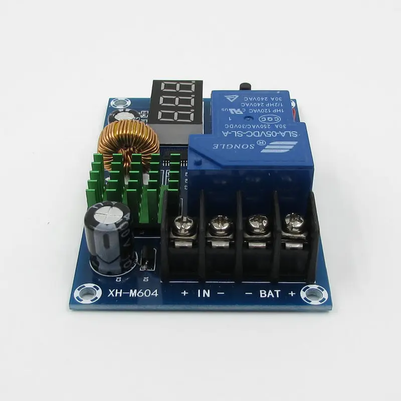 LIVISN Digital LED Charger Control Controller Module DC DC 6V 12V 24V 36V 48V 6V-60V 30A Storage Lithium Battery Charging Protection Board XH-M600 Relay LIVISN Digital LED Charger Control Controller Module DC DC 6V 12V 24V 36V 48V 6V-60V 30A Storage Lithium Battery Charging Protection Board XH-M600 Relay