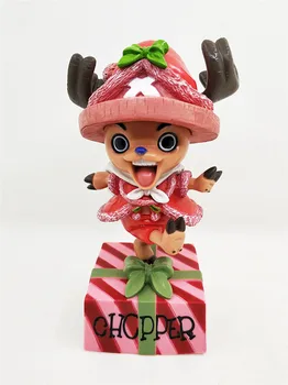 

16CM Japanese anime figure one piece Christmas Tony Tony Chopper action figure collectible model toys for boys