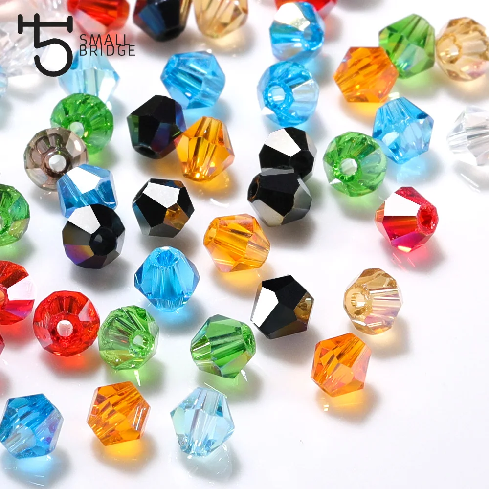 Bicone Glass Beads (2)