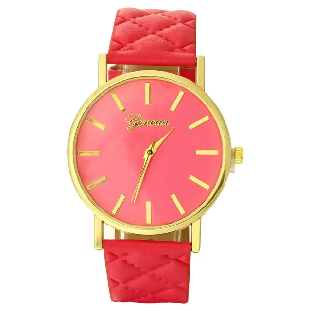 MINHIN Ladies Personalized Leather Watch New Design Wavy Wires Pattern Geneva Wa MINHIN Ladies Personalized Leather Watch New Design Wavy Wires Pattern Geneva Wa