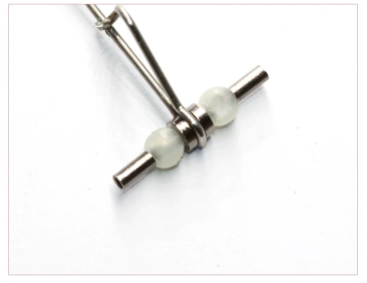 T tipo de Equilíbrio do Mar Giratório de Pesca Equipamento de Pesca Hxy 10 Pcs Aço Inoxidável Esferas Luminosas Anti Emaranhado Conector Acessórios 8 luminosas anti emaranhado t-tipo equilíbrio mar pesca