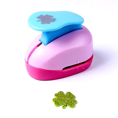 Clover Дырокол Cortador De Papel круг в виде корабля перфораторы DIY Скрапбукинг Пробойники Furador Perfurador резак для бумаги - Цвет: Clover