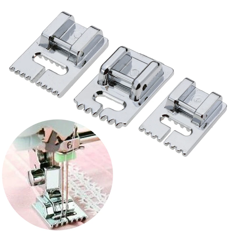 

1Pcs 5/7/9 Grooves Sewing Machine Foot Making Pleat Tank Presser Feet for Janome Singer etc Household Sewing Machine Accessories