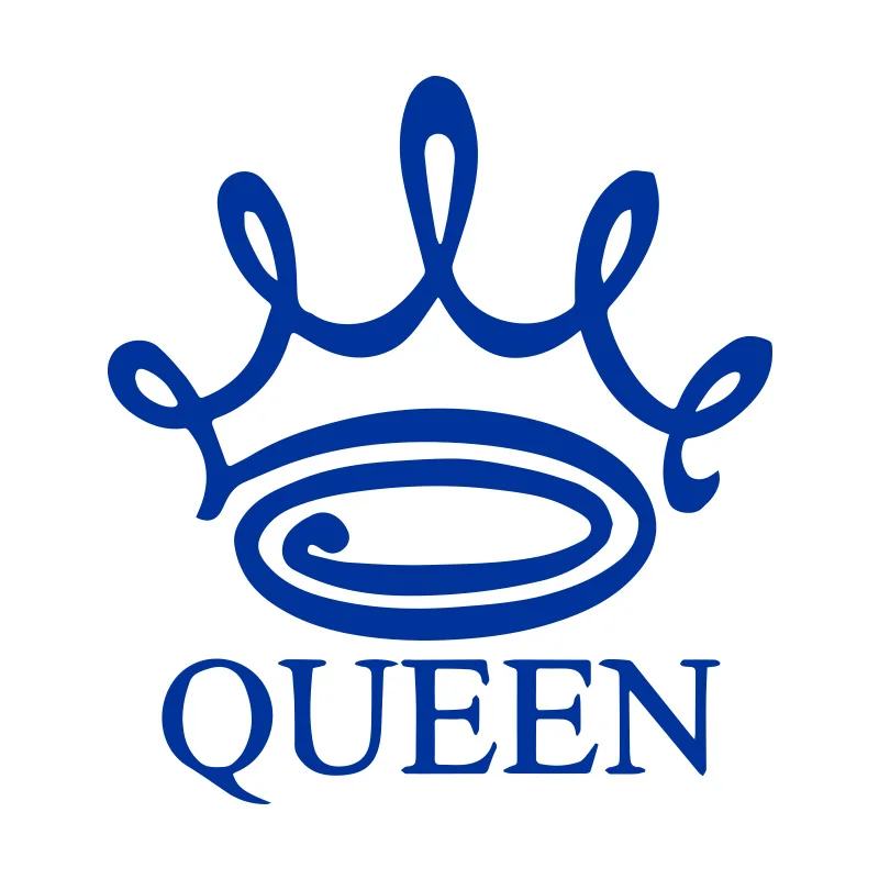 Car Styling Queen Crown decoration Vinyl Stickers on cars window tail fuel tank cap for bmw e39/mercedes/volvo 13.5*15 CM