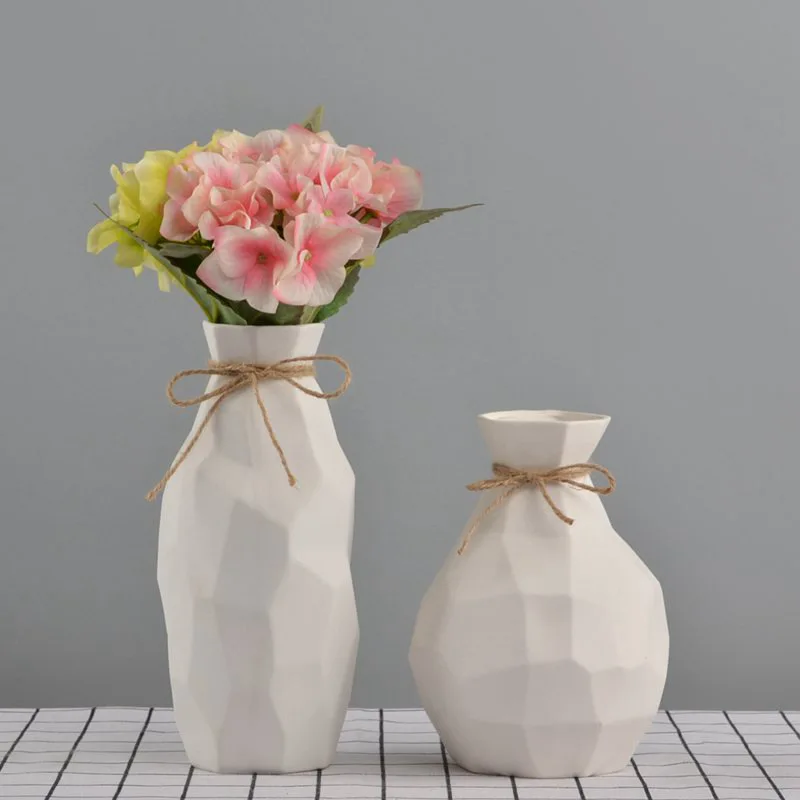

Nordic modern ceramic vase crafts home living room study ornaments vase nordic decoration home Europe Ceramic & Porcelain