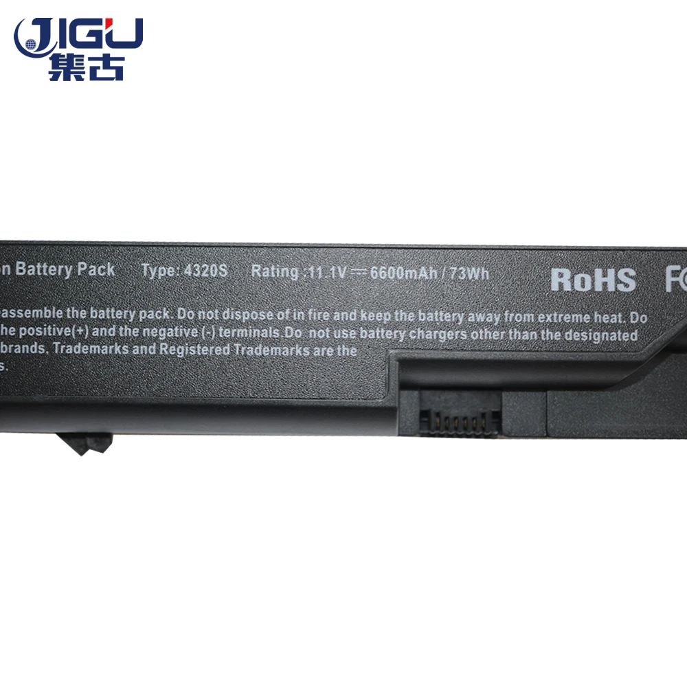 Аккумулятор JIGU для ноутбука HP COMPAQ 620 621 HP420 425 4320t 625 ProBook 4320s 4321S 4325s 4326s 4420s 4421s 4425s|battery