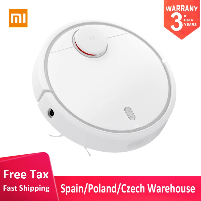 

Original global Version Xiaomi robot Vacuum Cleaner Mi Robot aspirador Smart Plan type wifi app control device EU stock tax free