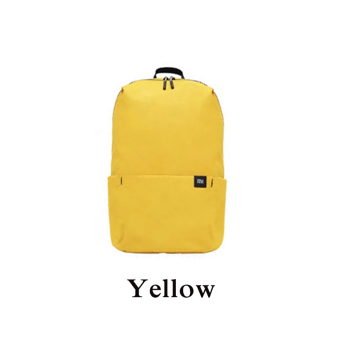 Xiaomi Mijia маленький рюкзак 10л емкость Унисекс Легкие сумки с грузом 4 класса водонепроницаемый материал для отдыха на открытом воздухе - Цвет: Цвет: желтый