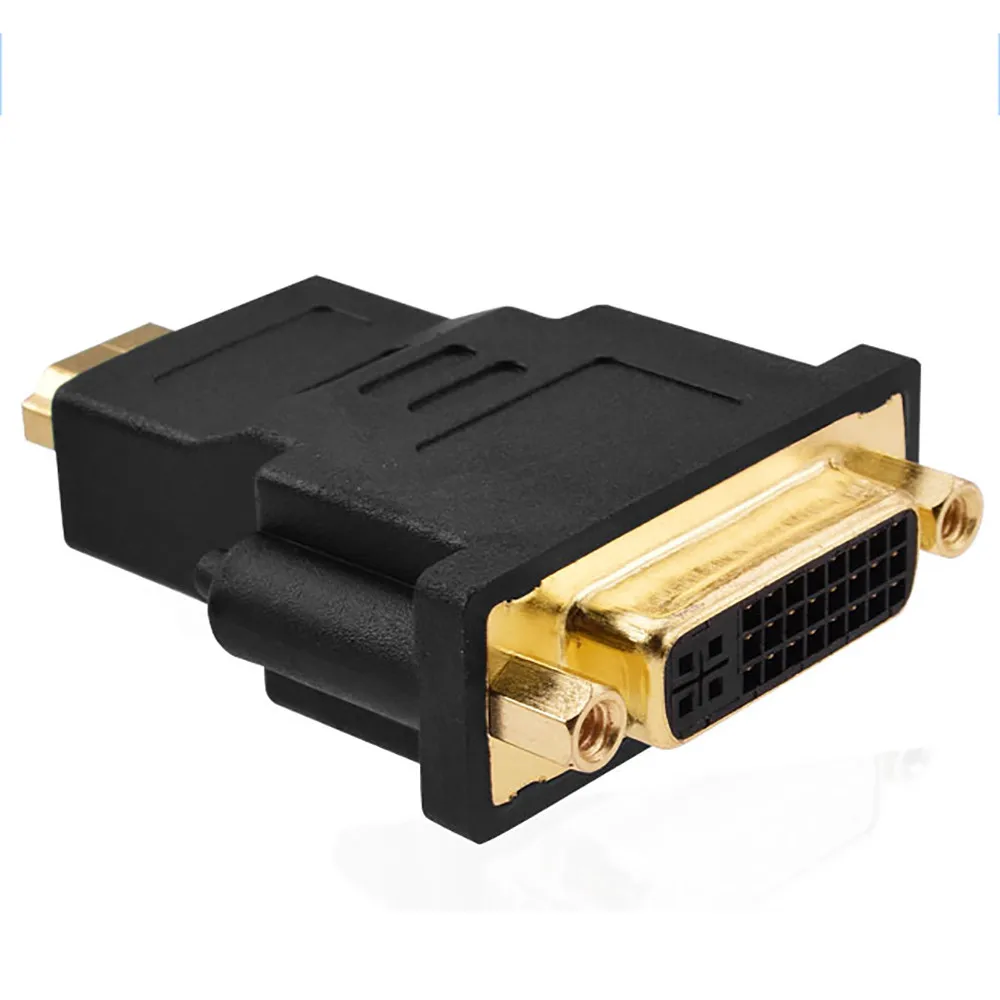 DVI-I женский аналоговый(24+ 5) к VGA Мужской(15-pin) разъем адаптера поддерживает 3D технологии, 4 к, реверсивный звуковой канал 56