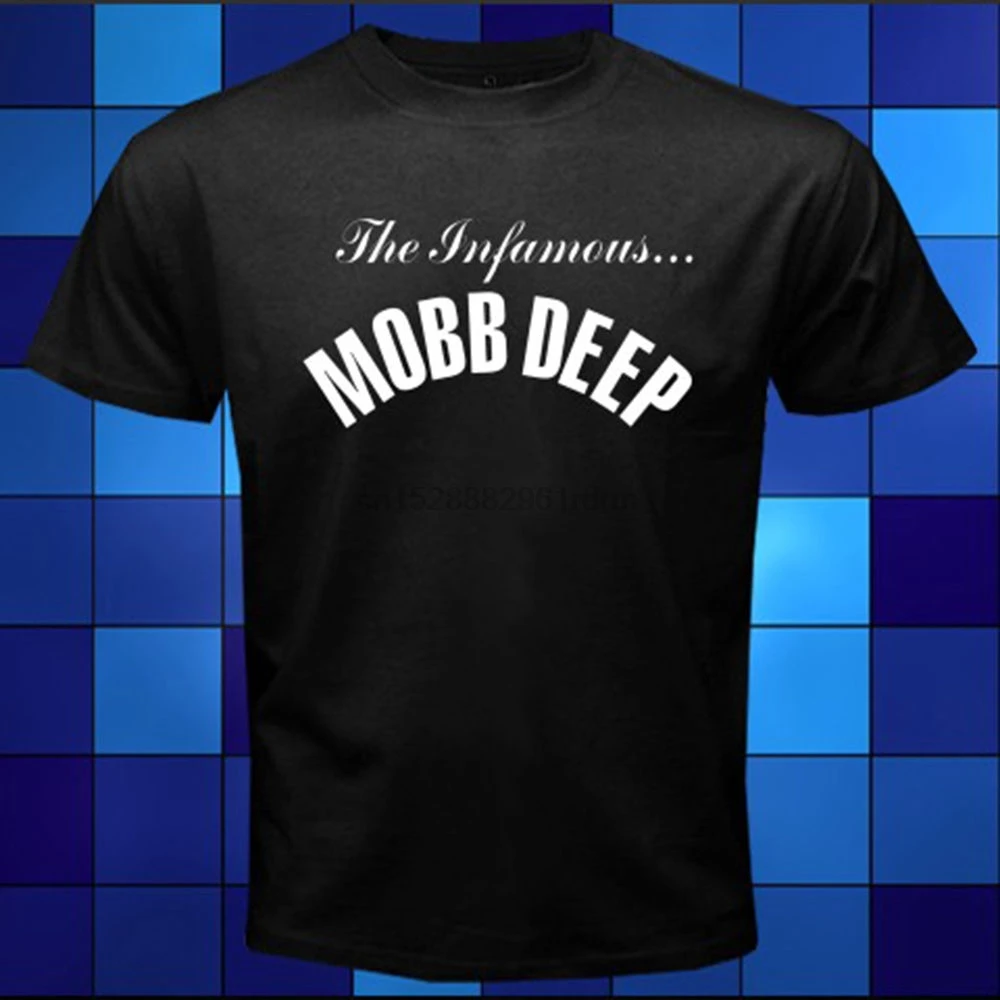 

New Mobb Deep The Infamous Rap Hip Hop Music Black T-Shirt Size S to 3XL Print Tops Tee Shirt hip hop
