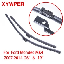 XYWPER стеклоочистителей для Ford Mondeo Mk4 2007 2008 2009 2010 2011- 2" и 19" Автомобильные аксессуары мягкие резиновые автомобильные Стеклоочистители