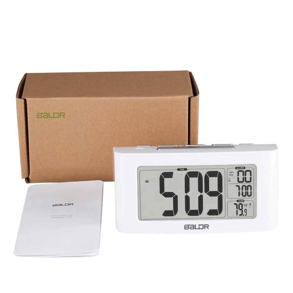 Термометр Повтор будильника ЖК-дисплей цифровой таймер Nap температура время дисплей часы спальня белая подсветка дорожный стол