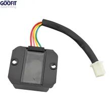 GOOFIT 4 Wire Voltage Regulator for CG 125cc 250cc and GY6 50cc 150cc ATV Dirt Bike