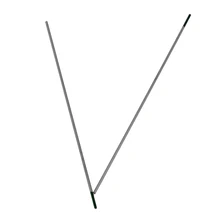 10 шт. 150 мм x 3,0 мм Чистый вольфрамовый зеленый WP TIG сварочный вольфрамовый электрод с чехлом