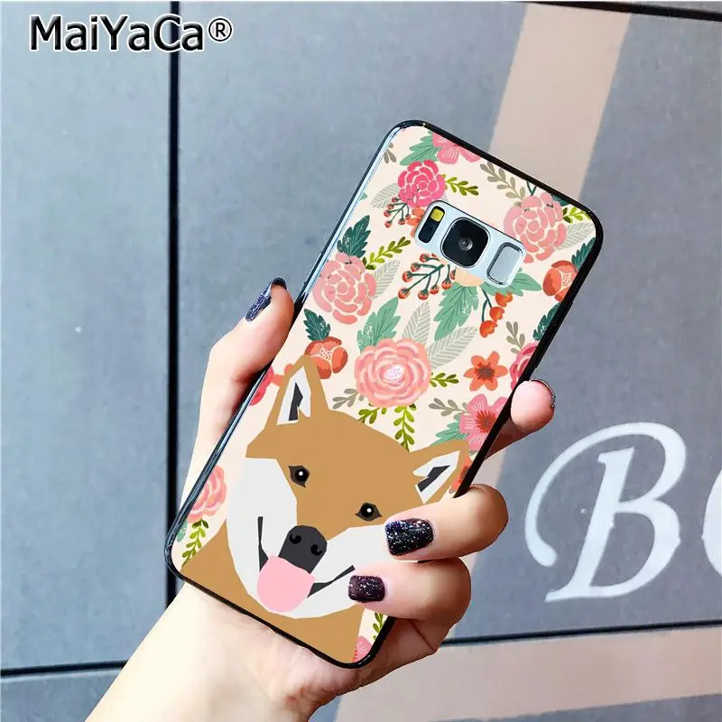 Cute animals Dachshund French Bulldog Labrador Welsh Corgi florals spring flowers