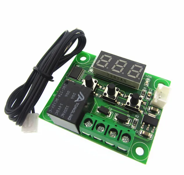 10PC W1209 DC 12V heat cool temp thermostat temperature control switch