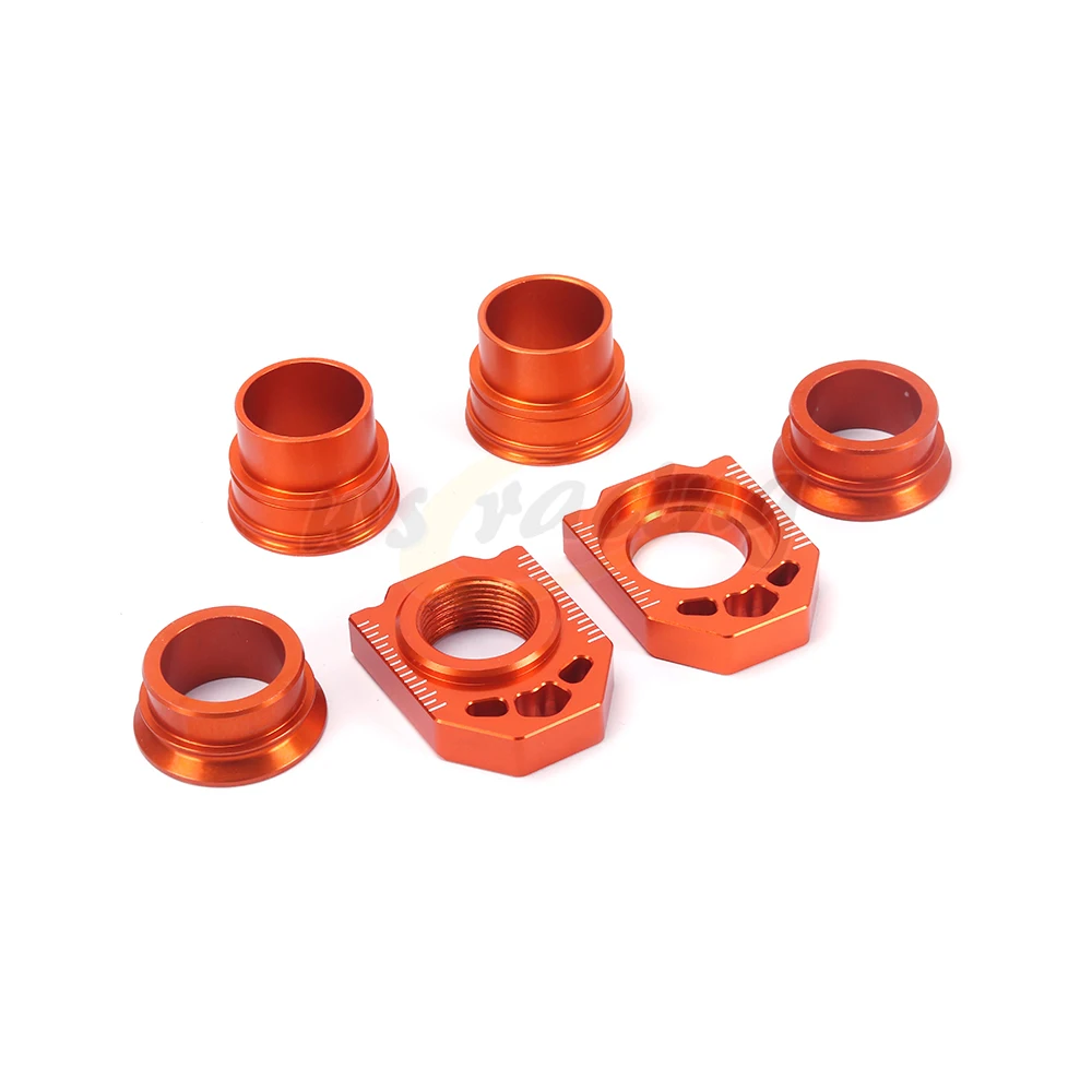 Motorcycle CNC Front Rear Wheel Hub Spacers And Axle Block For KTM SX