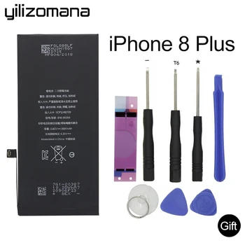 

YILIZOMANA Original Mobile Phone Battery for iPhone 8 Plus High Quality Original Replacement Batteries Free Tools 2691mAh