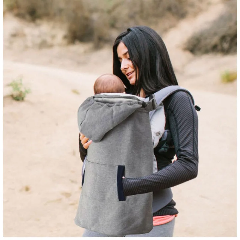 

Face to Face Backpacks & Carriers Grey Baby Sling Warm Cloak blanket Draped cloak Winter Wind Out
