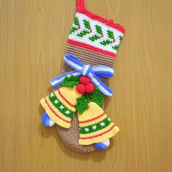 

Crochet handmade Festival Christmas bell style model number SC0029