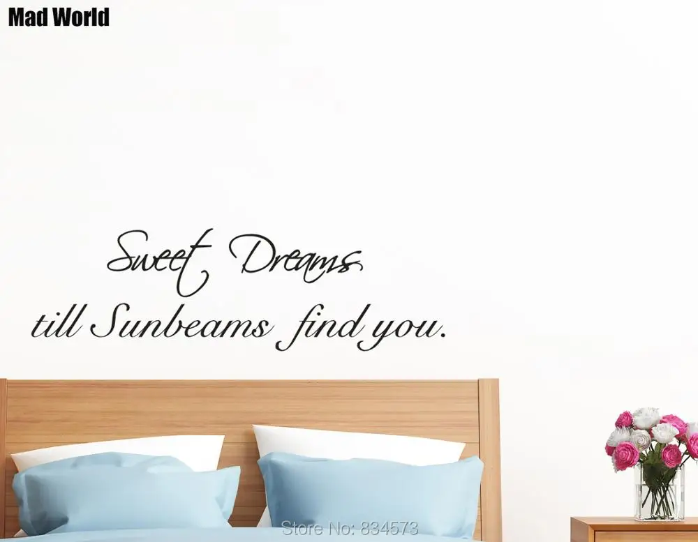 SWEET DREAMS TILL SUNBEAMS FIND BEDROOM QUOTE 56 188w 47 157w 37 124w 3