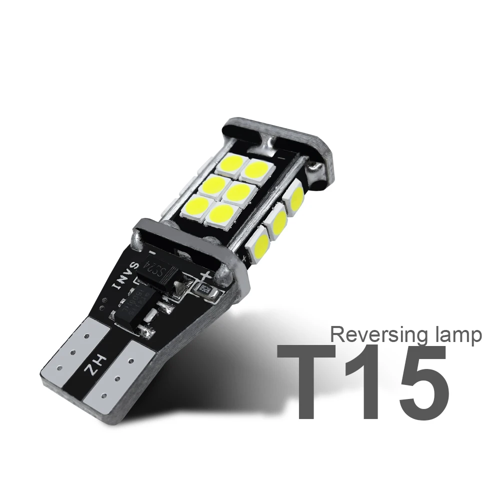 LS светильник T15 W16W светодиодный лампы задсветильник хода 920 921 912 Canbus 4014 24SMD