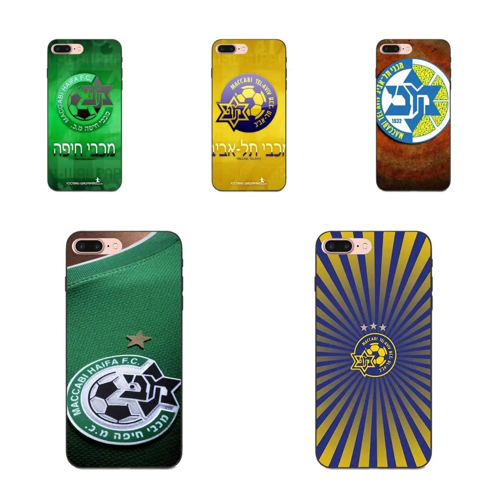 

Maccabi Soft Tpu Phone Case Cover For Apple iPhone 4 4S 5 5S SE 6 6S 7 8 Plus X XS Max XR