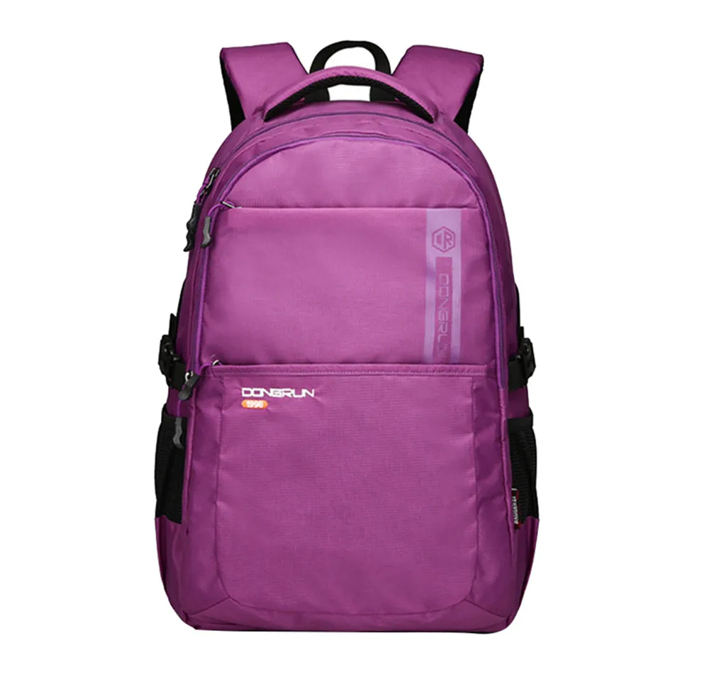 Брендовый рюкзак для ноутбука, мужские дорожные сумки, многофункциональный рюкзак, водонепроницаемый нейлоновый черный рюкзак для компьютера, рюкзаки для подростков - Цвет: purple