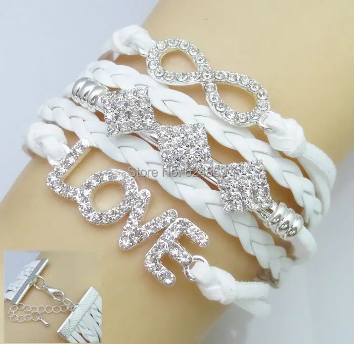 Hot Woman Bracelets Fashion Leather Bracelet Charm Hot Woman Bracelets Fashion Leather Bracelet Charm Beautiful In Chain Link From Jewelry Accessories On