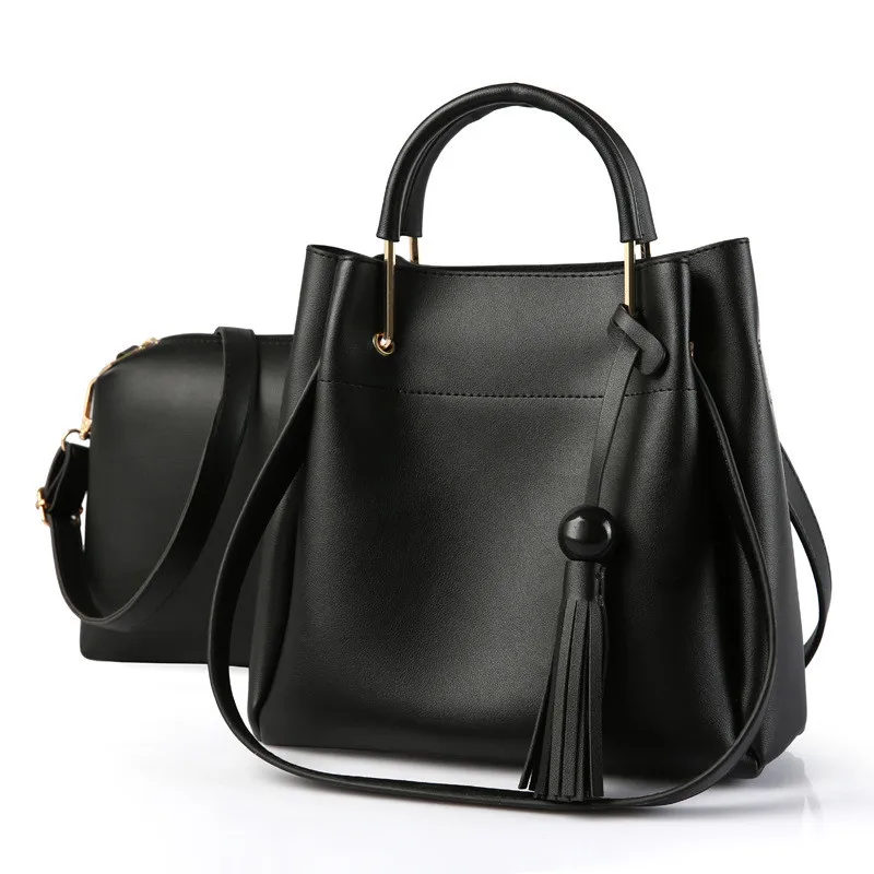 

Ainwoey Women Bag Vintage Casual Tote Fashion Women Messenger Bags Shoulder Top-Handle Handbag Purse Wallet Leather 2018 New