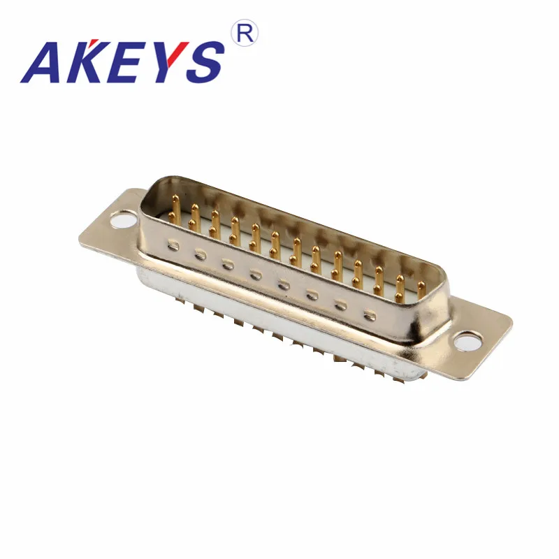 VGA Interface DB 25 Pin Double Row White Core Male VGA Adapter Interface