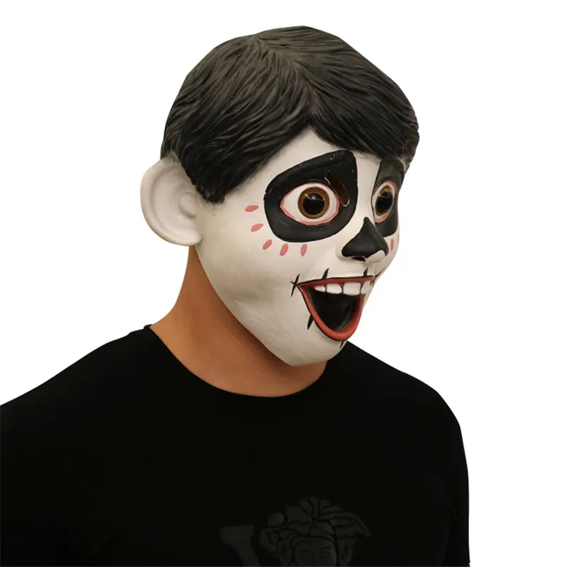 Фильм аниме CoCo Miguel костюмная Маска Косплей Хэллоуин полный голова лицо страшный латекс Необычные шаровые шлемы реквизит маски для мужчин взрослых детей