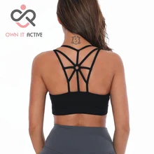 Top deportivo para mujer, sujetador deportivo, Push up, Popular, P053, 2018